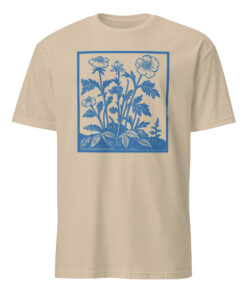 Alternative view of Vintage Wildflowers Graphic Shirt – 90s Retro Flowers Tee | Pressed Flowers Gift Cuccico