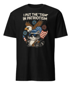 I Put The Tism in Patriotism Shirt – Funny Neurodivergent Tee | Autism Acceptance by Cuccico
