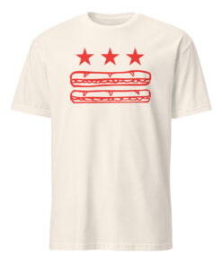 Washington DC Foodie Protest Tee – Sandwich Guy Parody Shirt | DC Flag Sub Design Cuccico