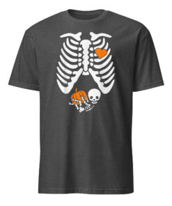 Skeleton Halloween Maternity Shirt – Pregnancy Announcement Tee | Mom To Be | Cuccico