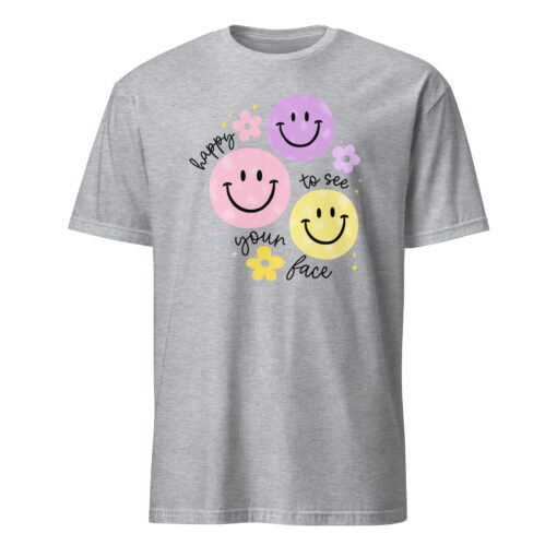 Happy To See Your Face Shirt – Teacher Appreciation | Back To School Shirt | Cuccico - Image 3