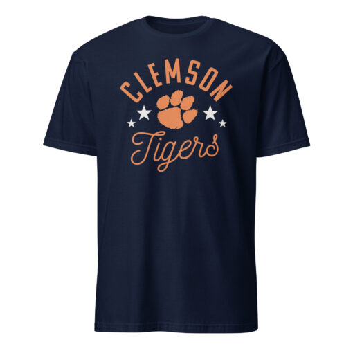 Pretty Clemson Tigers Paw T-Shirt – Graphic Tee for Fans | Cuccico - Image 2