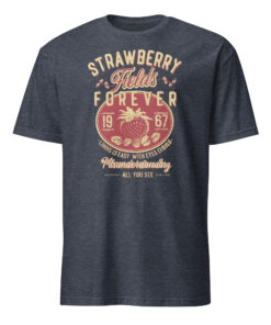 Vintage Retro Beatles "Strawberry Fields Forever" Oversized Band Tee | Old School Cool Cuccico