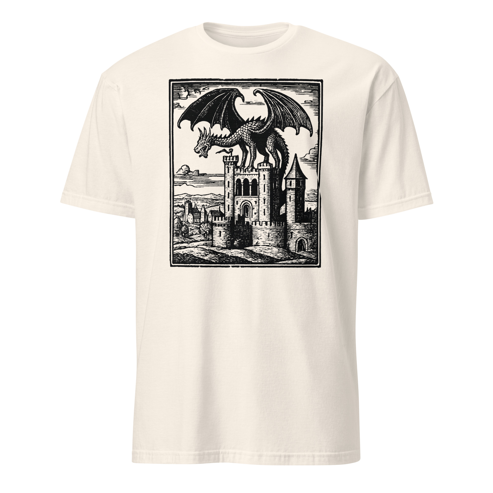 Dark Fantasy Dragon Vintage Shirt – Medieval Graphic Grimdark T-Shirt 5 Dark Fantasy Dragon Vintage Shirt – Medieval Graphic Grimdark T-Shirt - Image 5