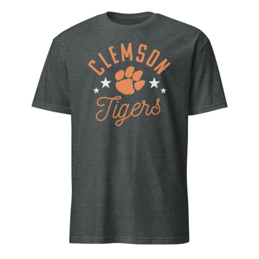 Pretty Clemson Tigers Paw T-Shirt – Graphic Tee for Fans | Cuccico - Image 4