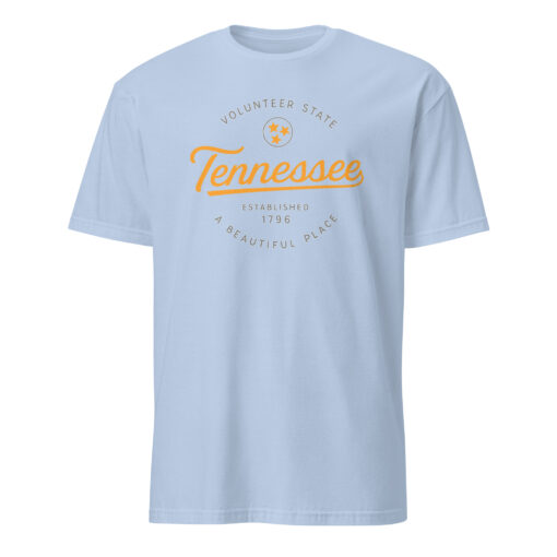 Tennessee Tri-Star Tee | Volunteers Shirt – Unisex State Pride T-Shirt by Cuccico - Image 3