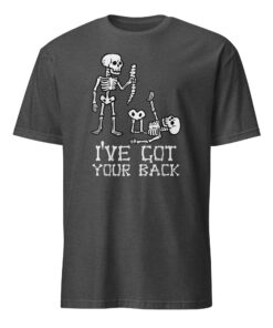 Halloween Skeletons Ive Got Your Back Costume Men Women Kids T-Shirt