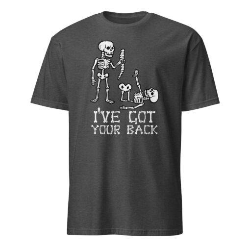Halloween Skeletons Ive Got Your Back Costume Men Women Kids T-Shirt - Image 6