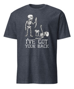 Halloween Skeletons Ive Got Your Back Costume Men Women Kids T-Shirt
