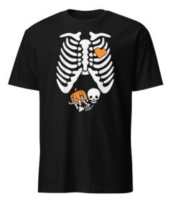 Skeleton Halloween Maternity Shirt – Pregnancy Announcement Tee | Mom To Be | Cuccico