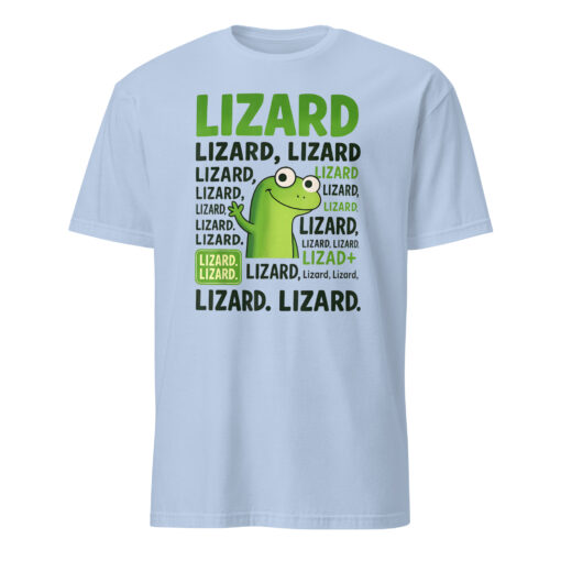 Lizard Lizard Lizard Meme T-Shirt – Funny Weirdcore Animal Gen Z - Image 2