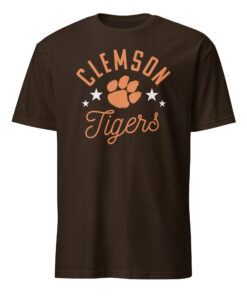 Pretty Clemson Tigers Paw T-Shirt – Graphic Tee for Fans | Cuccico