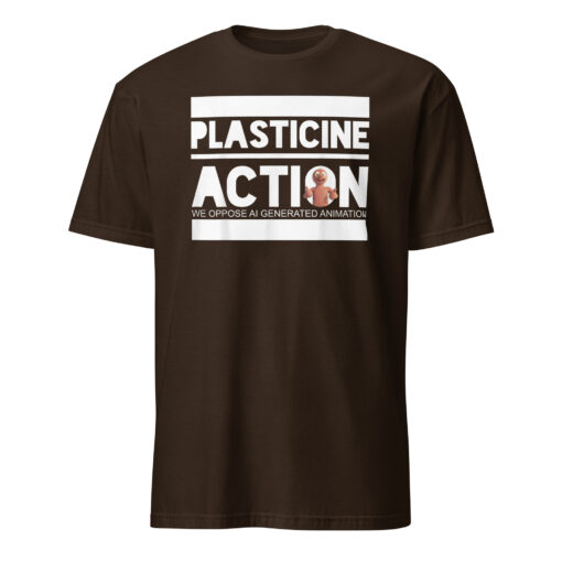 Official Plasticine Action Shirt - Oppose AI Animation Tee | Stop Motion | Claymation Fans Cuccico - Image 3
