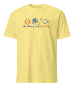 The Human World Is a Mess Sebastian Crab Shirt 13 The Human World Is a Mess Sebastian crab shirt in cornsilk color