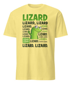 Lizard Lizard Lizard Meme T-Shirt – Funny Weirdcore Animal Gen Z
