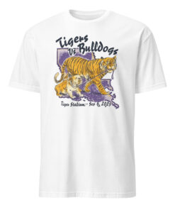 LSU Tigers vs Bulldogs Tiger Stadium Sep 6 2025 T-Shirt | Cuccico