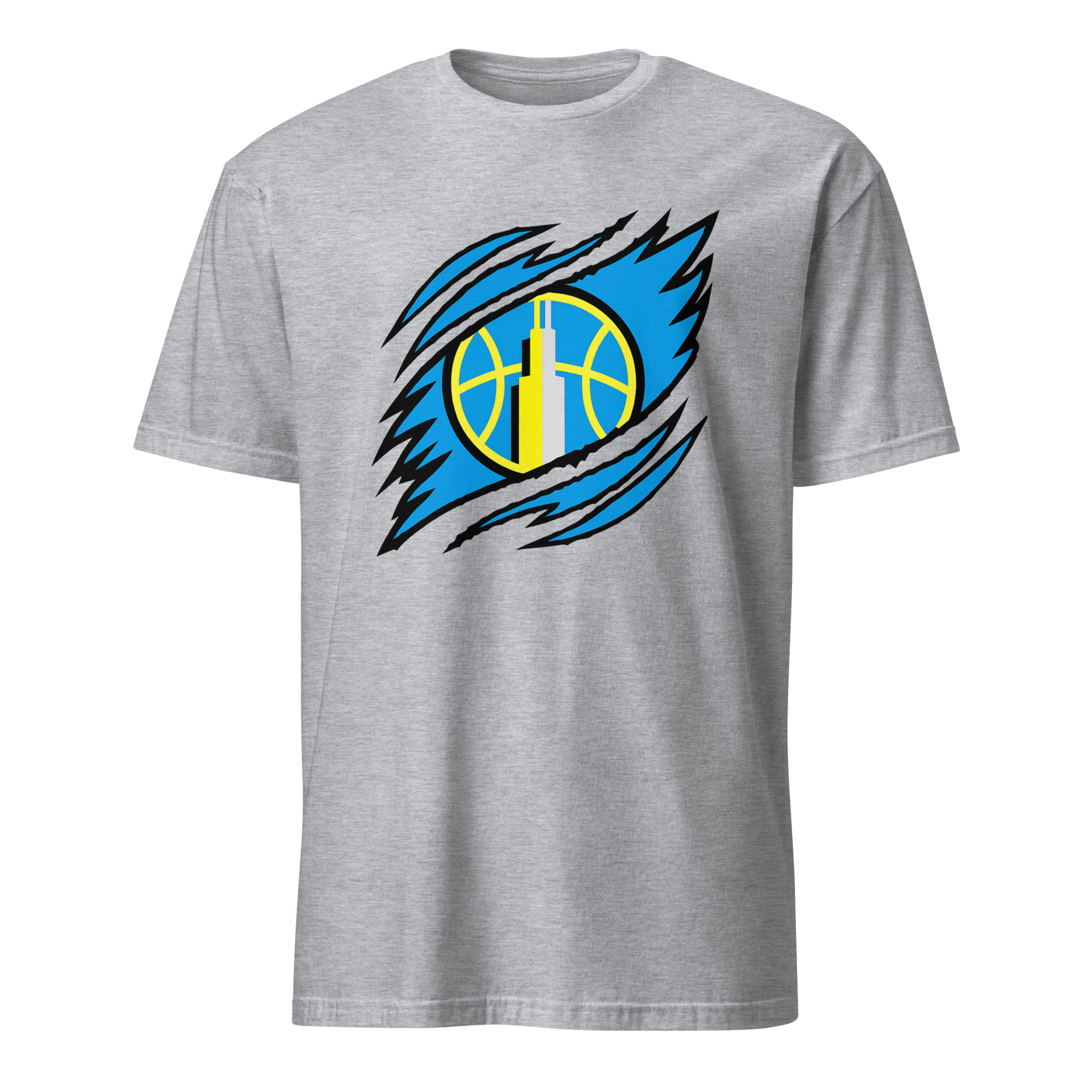 Chicago Sky Logo Basketball Team Shirt 4 Chicago Sky Logo Basketball Team Shirt in Sport Grey color