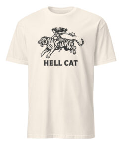 Vintage Cowgirl Hell Cat T-Shirt | Tiger Shirt | Retro Western