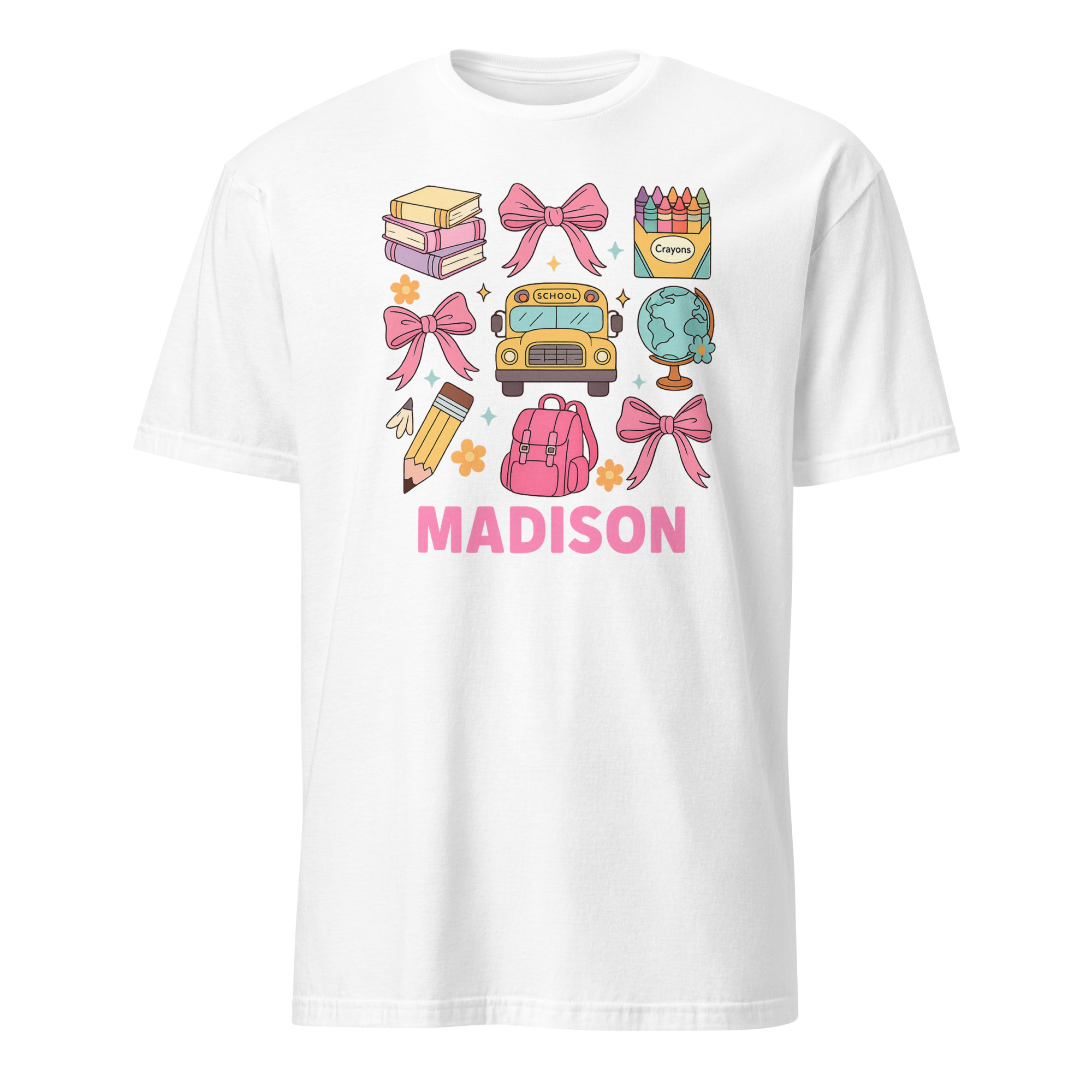 Personalized Back to School Shirt for Girls – First Day Custom Tee | Cuccico 13 Personalized Back to School Shirt for Girls – First Day Custom Tee | Cuccico - Image 13