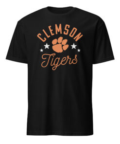 Pretty Clemson Tigers Paw T-Shirt – Graphic Tee for Fans | Cuccico