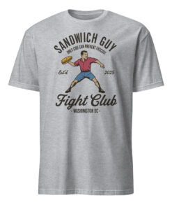 Sandwich Guy Fight Club Shirt – Only You Can Prevent Fascism | Funny Political Tee Cuccico