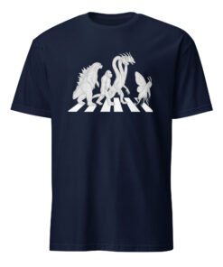 Alternative view of Vintage Godzilla Abbey Road Parody Kaiju Mashup T-Shirt | Cuccico