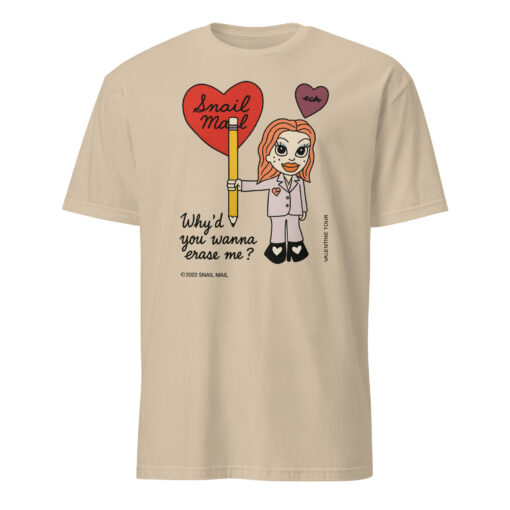 Echo Valley Claire Snail Mail “White Erase Me” T-Shirt | Vintage Fan Tee – Cuccico