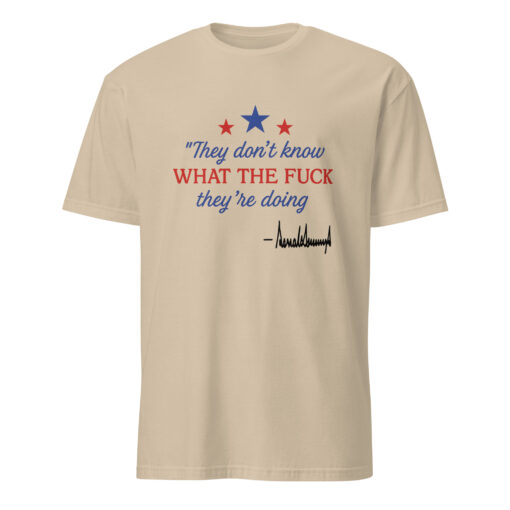 Official Cuccico Trump Signature Shirt – “They Don’t Know” Graphic Tee