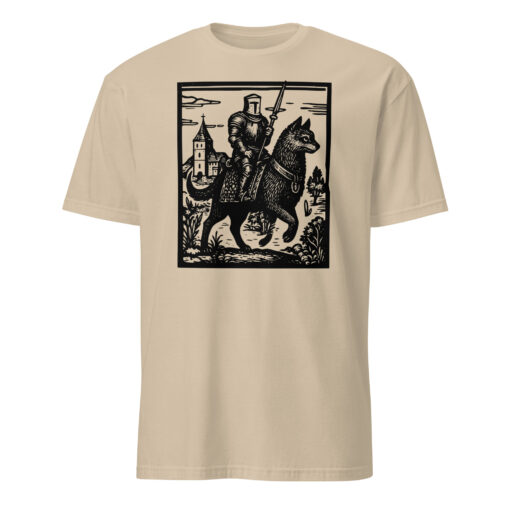 Knight Cat Rider Vintage T-Shirt – Retro 90s Medieval Cat Tee | Grimdark Fairycore – Cuccico