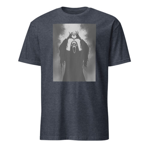 Scary Face Horror Poster Halloween T-Shirt - Image 5