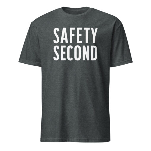 Safety Second Tee by Go Fast Don’t Die – Wyatt’s Black Safety Tee | The Runarounds Band Merch Cuccico - Image 4