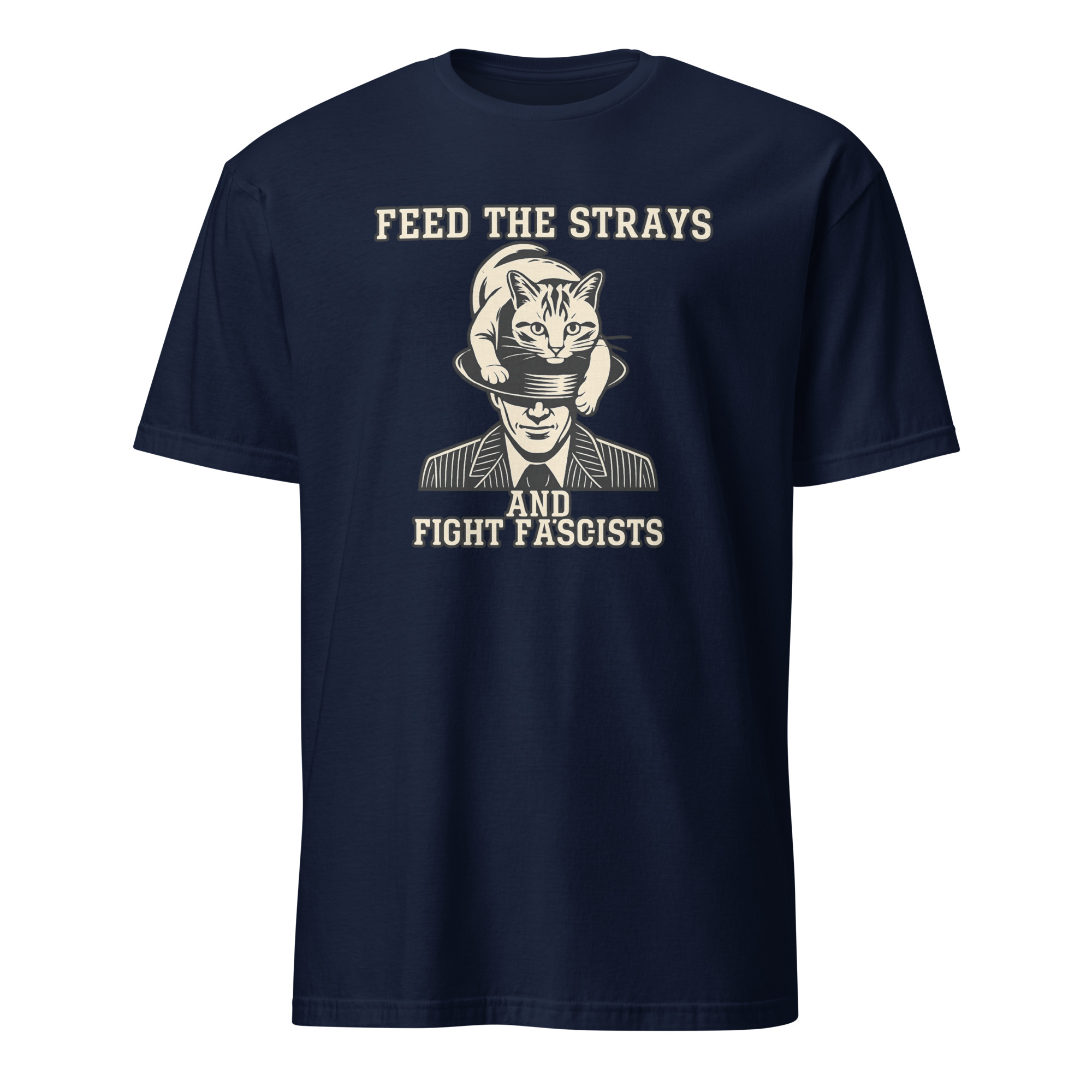 Feed the Strays | Fight Fascists Shirt — Bold Graphic Tee | Cuccico 2 Feed the Strays | Fight Fascists Shirt — Bold Graphic Tee | Cuccico - Image 2