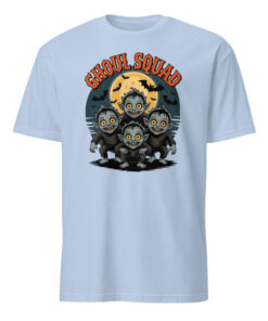 Spooky Halloween Family Ghoul Squad Shirt in Light Blue – Matching Family Outfit