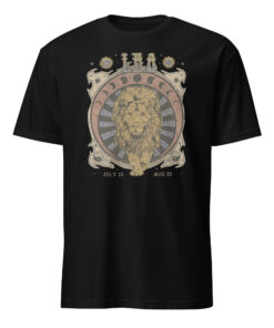 Celestial Leo Zodiac Shirt – Vintage Astrology Tee | Oversized Graphic | Cuccico