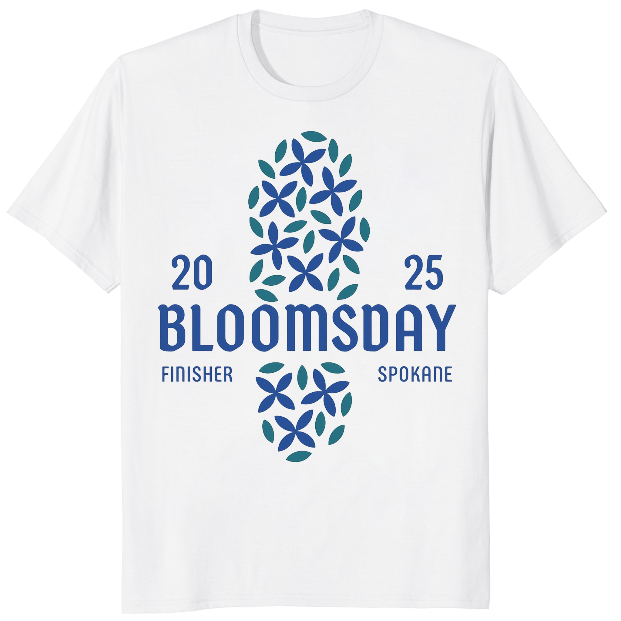 Bloomsday 2025 Finisher Spokane Shirt 1 Bloomsday 2025 Finisher Spokane Shirt celebrating the 50th anniversary of the Lilac Bloomsday Run in Spokane, Washington