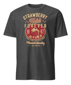 Vintage Retro Beatles "Strawberry Fields Forever" Oversized Band Tee | Old School Cool Cuccico