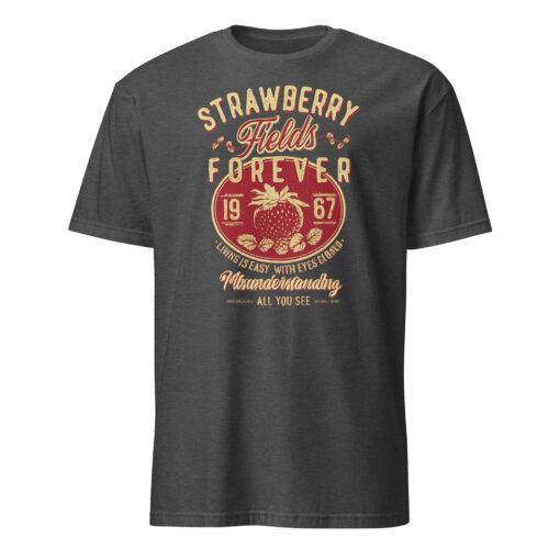 Vintage Retro Beatles "Strawberry Fields Forever" Oversized Band Tee | Old School Cool Cuccico - Image 5