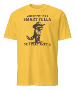 Alternative view of Smart Fella or Fart Smella Retro Raccoon Shirt | Funny Vintage T-shirt | 90s Washed Shirt – Cuccico