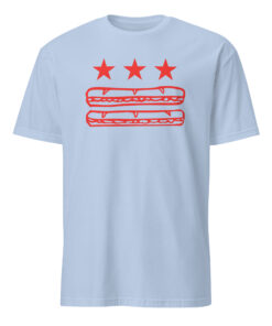 Washington DC Foodie Protest Tee – Sandwich Guy Parody Shirt | DC Flag Sub Design Cuccico