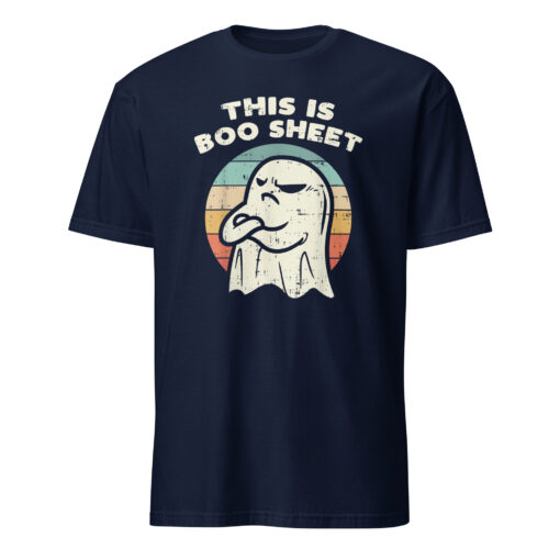 This Is Some Boo Sheet Ghost Retro Funny Halloween T-Shirt | Cuccico - Image 2