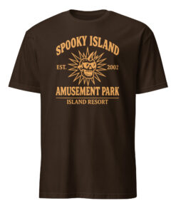 Spooky Island Halloween Nostalgia Scooby Doo Shirt in Dark Chocolate