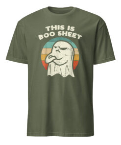 This Is Some Boo Sheet Ghost Retro Funny Halloween T-Shirt | Cuccico