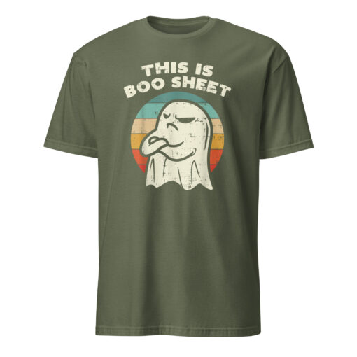This Is Some Boo Sheet Ghost Retro Funny Halloween T-Shirt | Cuccico - Image 8
