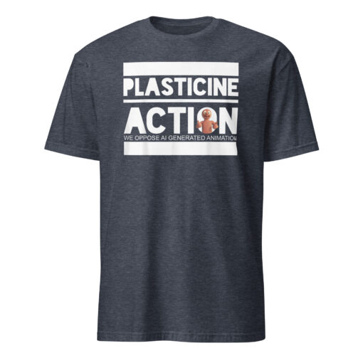 Official Plasticine Action Shirt - Oppose AI Animation Tee | Stop Motion | Claymation Fans Cuccico - Image 5