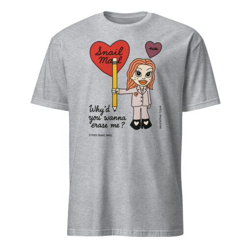Echo Valley Claire Snail Mail “White Erase Me” T-Shirt | Vintage Fan Tee – Cuccico - Image 2
