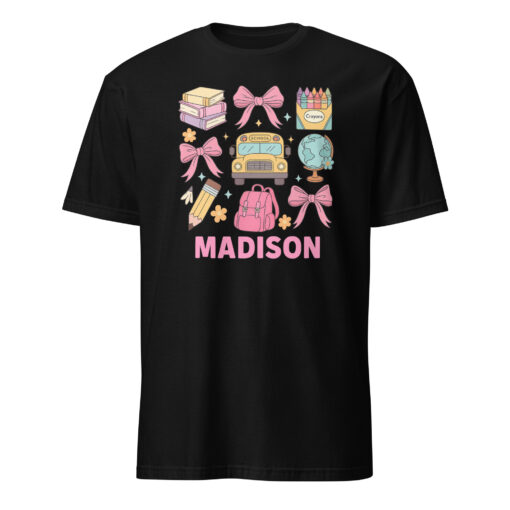 Personalized Back to School Shirt for Girls – First Day Custom Tee | Cuccico