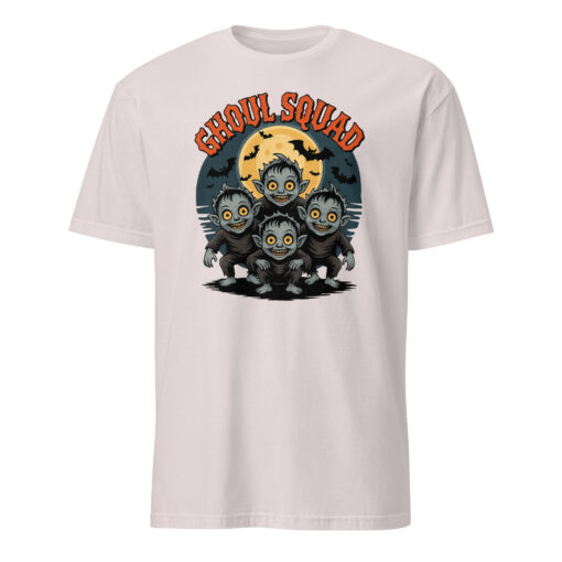 Spooky Halloween Family Ghoul Squad Shirt in Ice Grey – Matching Family Outfit
