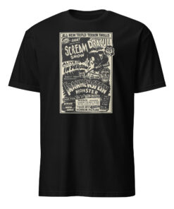 Horror Movie Monster Mummy Dracula Werewolf Frankenstein T-Shirt