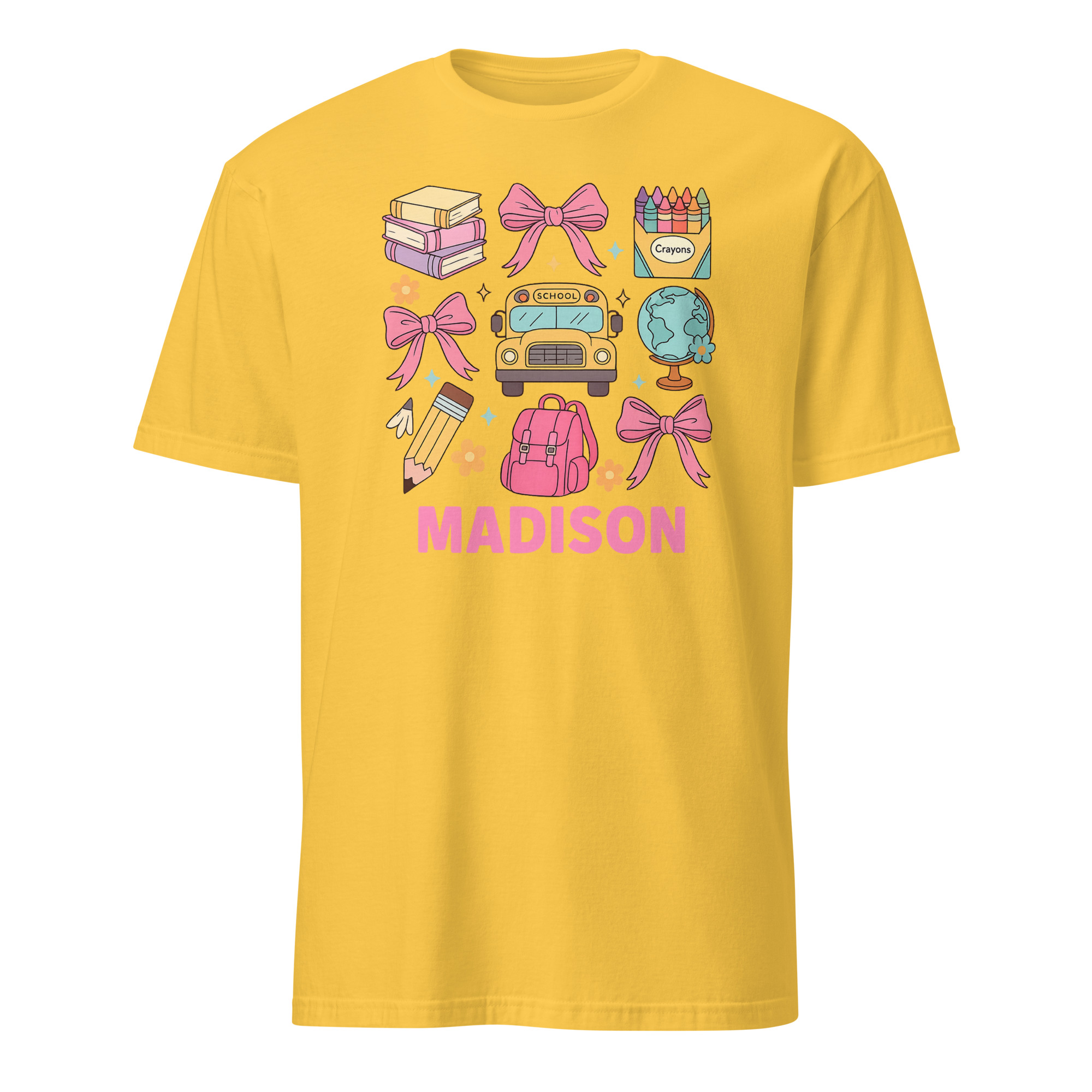 Personalized Back to School Shirt for Girls – First Day Custom Tee | Cuccico 9 Personalized Back to School Shirt for Girls – First Day Custom Tee | Cuccico - Image 9