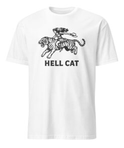 Vintage Cowgirl Hell Cat T-Shirt | Tiger Shirt | Retro Western